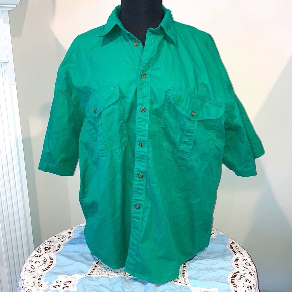 Dockers Longline Cotton Button Up